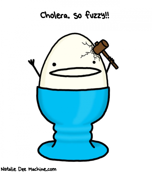 Natalie Dee random comic: CHOLERA-so-fuzzy-208 * Text: Cholera. so fuzzy!!