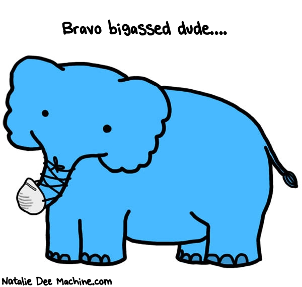Natalie Dee random comic: bravo-bigassed-dude-954 * Text: Bravo bigassed dude....