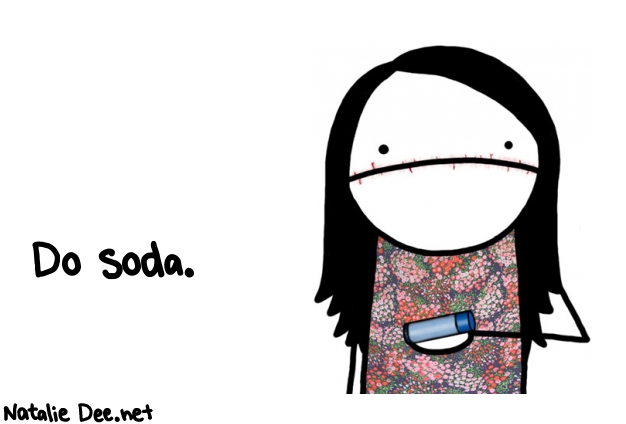 Natalie Dee random comic: do-soda-271 * Text: Do soda.