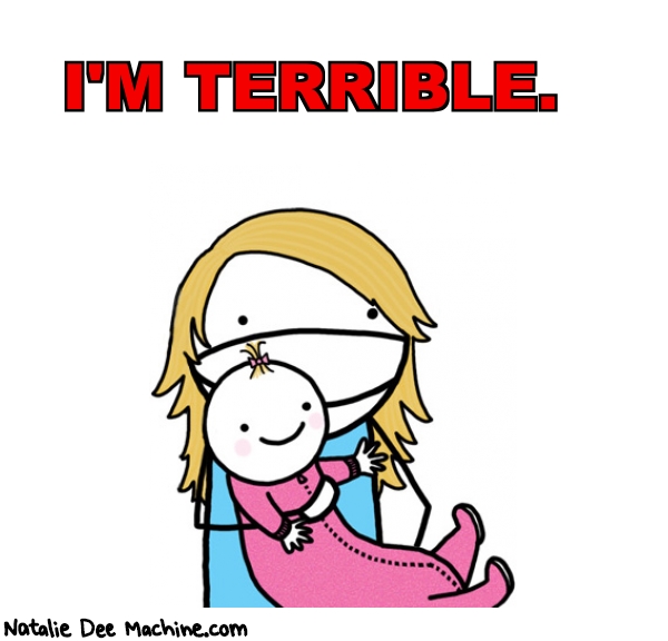 Natalie Dee random comic: im-terrible-998 * Text: I'M TERRIBLE.