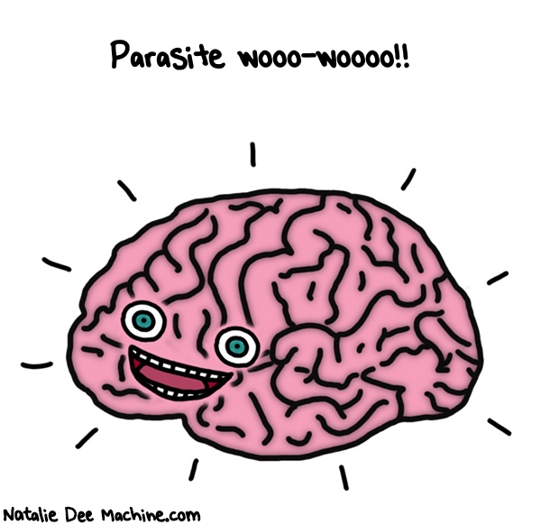 Natalie Dee random comic: parasite-WOOOWOOOO-876 * Text: Parasite wooo-woooo!!