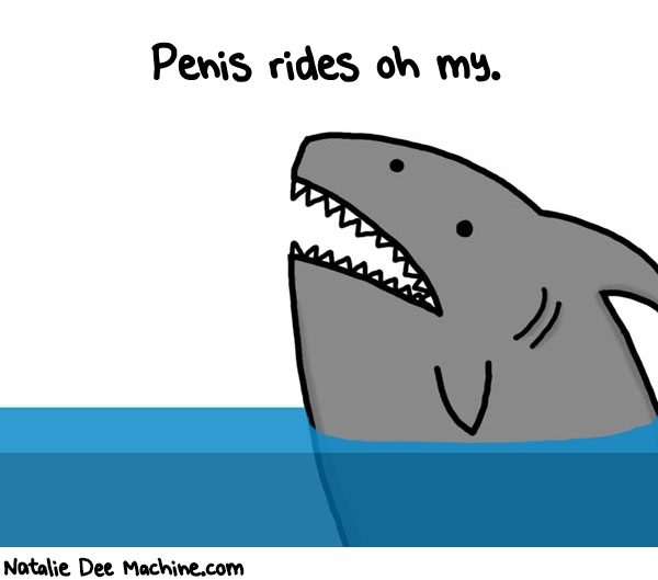 Natalie Dee random comic: penis-rides-oh-my-182 * Text: Penis rides oh my.