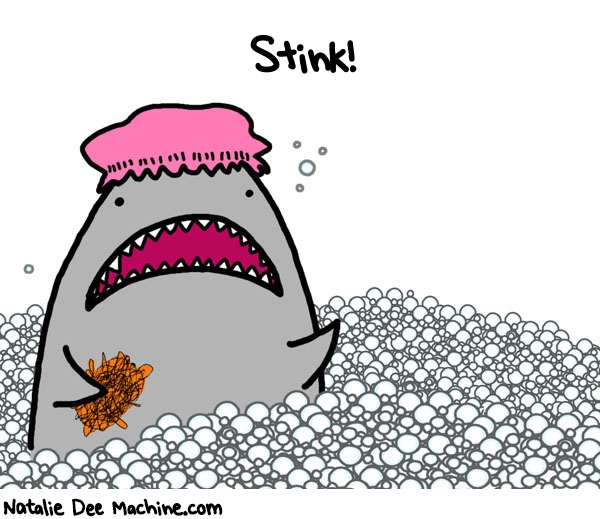 Natalie Dee random comic: stink--181 * Text: Stink!