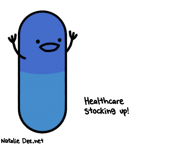 Natalie Dee random comic: healthcare-stocking-up-953 * Text: Healthcare 
stocking up!
