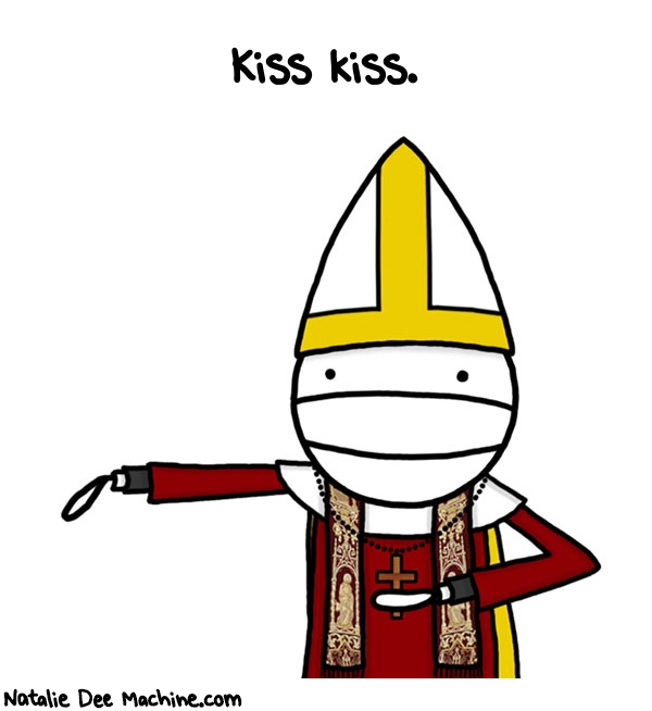Natalie Dee random comic: kiss-kiss--287 * Text: Kiss kiss.